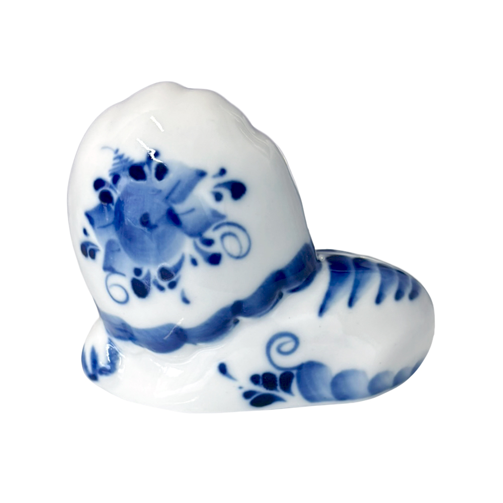 Скульптура Лев Гжельский фарфоровый завод