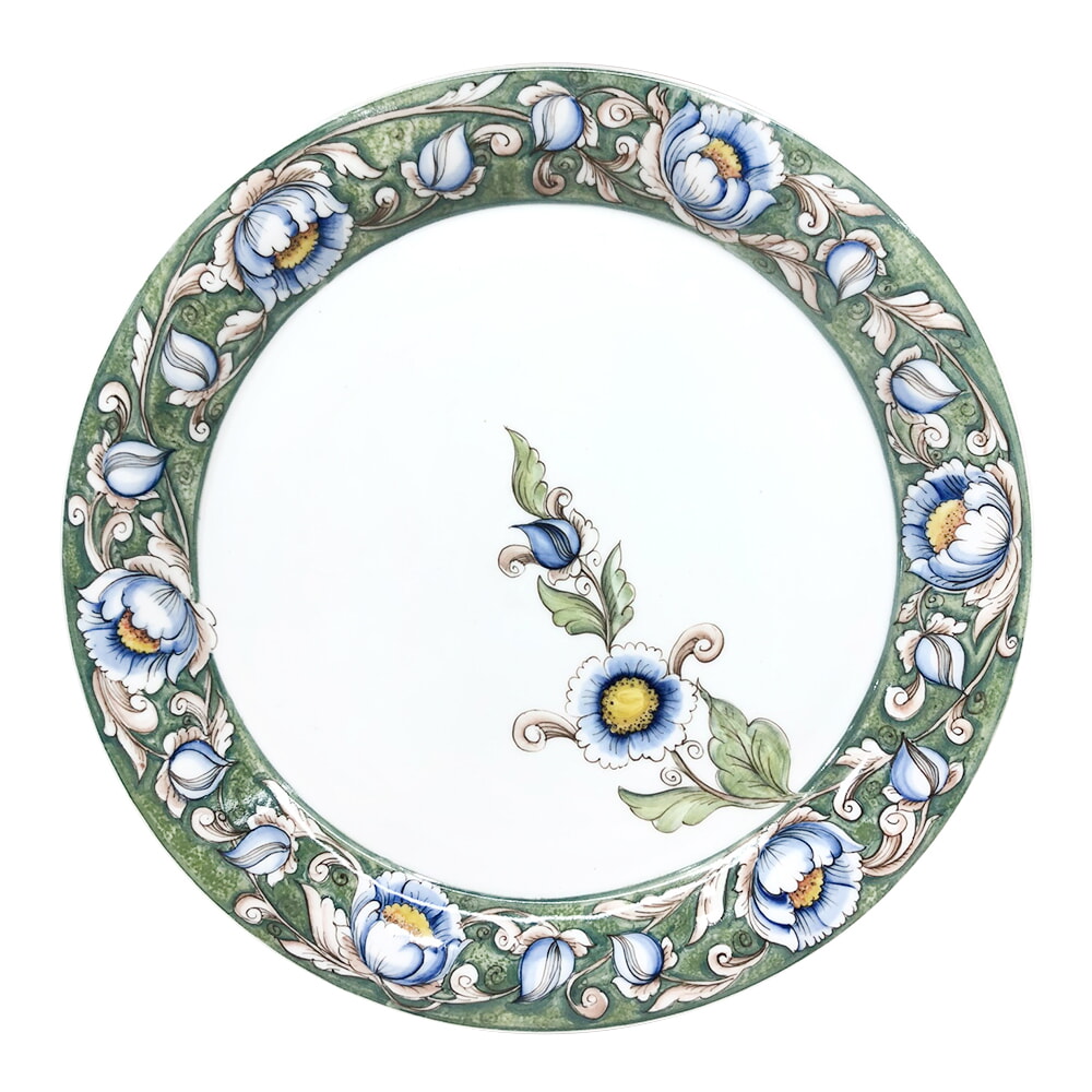 Тарелка столовая "Пышные цветы" диаметр 28 см.