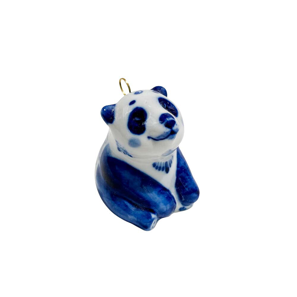 Ёлочная игрушка панда Гжельский фарфоровый завод