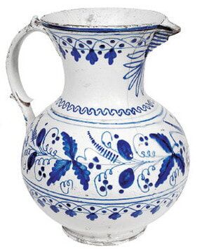 Образцы гжельского полуфаянса, XIX век 