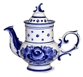 Чайник Голубка в традиционной росписи объем 630 мл.