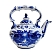 Чайник Вдохновение в традиционной росписи объем 1450 мл. Гжельский фарфоровый завод