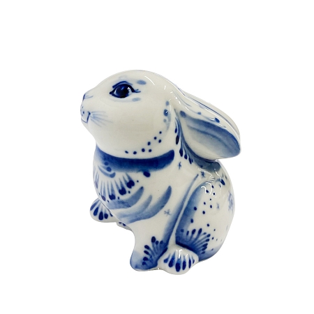 Скульптура Кролик Гжельский фарфоровый завод