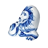 Скульптура Лев Гжельский фарфоровый завод