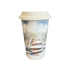 Авторский кофейный стаканчик &amp;quot;Весна&amp;quot; Юрия Гуляева объем 420 мл.