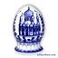 Яйцо с храмом (сюжет) Гжельский фарфоровый завод