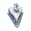 Сырница &amp;quot;Жизнь удалась&amp;quot; авторская работа Калигиной №1 Гжельский фарфоровый завод