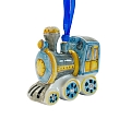 Елочная игрушка Паровозик цветной