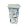 Авторский кофейный стаканчик &amp;quot;Зима&amp;quot; Юрия Гуляева объем 420 мл.