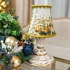 Настольная лампа Малютка (белье/золото) абажур Венеция