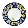 Тарелка для пасты Фасон в росписи &quot;Дивные цветы&quot; диаметр 26 см. Гжельский фарфоровый завод