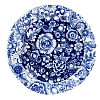 Тарелка столовая в авторской росписи Фэнтази Юлианы Косихиной диаметр 28 см. Гжельский фарфоровый завод