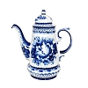Сервиз чайно-кофейный Чародейка в авторской росписи Маланиной-Поповой Гжельский фарфоровый завод