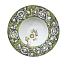 Тарелка для пасты Фасон в росписи &amp;quot;Пышные цветы&amp;quot; диаметр 26 см. Гжельский фарфоровый завод