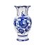 Ваза Идиллия авторская работа Кустаревой Н. объем 950 мл. Гжельский фарфоровый завод