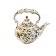 Чайник Вдохновение в мелких цветочках Сорокиной объем 1450 мл. Гжельский фарфоровый завод