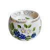 Подсвечник Шар с ежевикой Гжельский фарфоровый завод