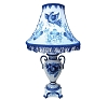 Настольная лампа Светлячок с ручками, абажур Гжель Гжельский фарфоровый завод