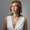 Кулон мишка роспись Леопард с платиной на шнурке из коллекции &amp;quot;Босиком по траве&amp;quot; ГФЗ &amp;amp; Buylerika Ceramic Гжельский фарфоровый завод