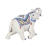 Скульптура Слон №1 (подглазурные цветные краски, кобальт) Гжельский фарфоровый завод