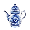 Сервиз чайно-кофейный Чародейка в авторской росписи Шестаковой Гжельский фарфоровый завод