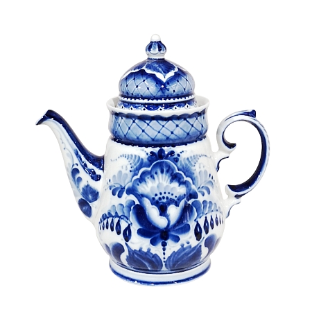 Сервиз чайно-кофейный Чародейка в авторской росписи Шестаковой