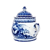 Сервиз чайно-кофейный Чародейка в авторской росписи Шестаковой Гжельский фарфоровый завод