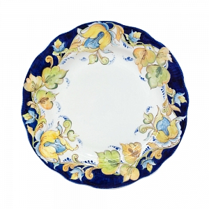 Тарелка пирожковая Дубок 175 мм в росписи "Дивные цветы" №2