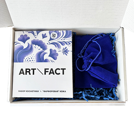 Набор для "фарфоровой кожи" с гуаша в коллаборации с Art&amp;Fact Гжельский фарфоровый завод