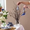 Яйцо с бантиком (надглазурная роспись) Гжельский фарфоровый завод
