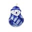 Елочная игрушка Снеговичок Гжельский фарфоровый завод