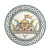 Блюдо Подарочное (подглазурные цветные краски, авторская работа) Гжельский фарфоровый завод