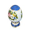 Яйцо малое Подарочное в цветной надглазурной росписи Устюхиной Гжельский фарфоровый завод
